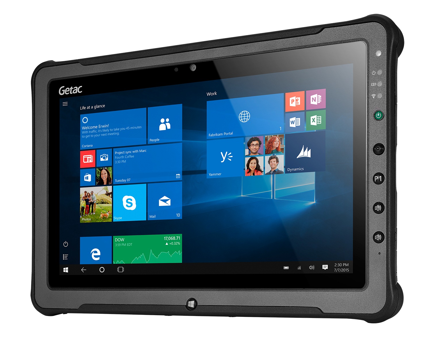 Обзор планшета Getac F110
